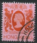 Гонконг 1982-1987 гг. • Sc# 397 • $1 • Елизавета II • стандарт • Used VF