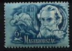 Венгрия 1948 г. • Mi# 1027 • 6 f. • Писатели и поэты • Виктор Гюго • авиапочта • MH OG VF