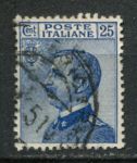 Италия 1908-1927 гг. • Sc# 100 • 25 с. • Виктор Эммануил III • стандарт • Used F-VF