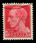 Италия 1929-1942 гг. • SC# 217 • 20 c. • Юлий Цезарь • стандарт • Used F-VF