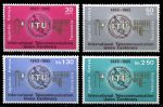 Кения, Уганда и Танганьика 1965 г. • Gb# 215-8 • 30 c. - 2.50 sh. • 100-летие ВТС(ITU) • MNH OG XF • полн. серия