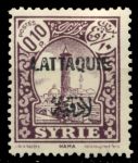 Латакия 1931-1933 гг. • SC# 2 • 10 с. • надпечатка на осн. выпуске марок Сирии • коричн. • MNH OG VF