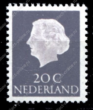 Нидерланды 1953-71 гг. SC# 347 • 20c. • Королева Вильгельмина • стандарт • MNH OG XF
