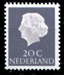 Нидерланды 1953-1971 гг. • SC# 347(Mi# 622) • 20c. • Королева Вильгельмина • стандарт • MNH OG XF