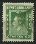 Ньюфаундленд 1941-1944 гг. • Gb# 277 • 2 c. • основной выпуск • Георг VI • Used F-VF
