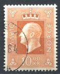 Норвегия 1969 - 1983 гг. • SC# 541 • 10 kr. • Король Улаф V • стандарт • Used F-VF