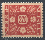 Норвегия 1986 - 1990 гг. • SC# 878 • 2.30 kr. • стандарт • цветы • Used F-VF