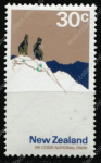 Новая Зеландия 1970-1971 гг. • SC# 455 • 30 c. • Основной выпуск • Национальный парк горы Кука • MNH OG XF
