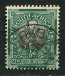 Южная Африка 1930-1944 гг. • GB# 42 • ½ d. • осн. выпуск • антилопа • англ. текст • Used F-VF