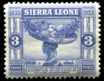 Сьерра-Леоне 1933 г. • Gb# 172 • 3 d. • 100-летие отмены рабства • женщина с фруктами • MH OG VF