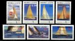 Сьерра-Леоне 1987 г. • SC# 836-842 • 1 - 30 Le . • Парусные яхты (победители кубка Америки) • полн. серия • MNH OG XF ( кат. - $9 )