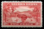Сьерра-Леоне 1938-1944 гг. • Gb# 191a • 2 d. • Георг VI • основной выпуск • уборка риса • MH OG VF