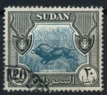 Судан 1951-61 гг. Gb# 138 • 20 pt • осн. выпуск • нильская антилопа • Used XF ( кат.- £4 )