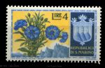 Сан-Марино 1953 г. • SC# 339 • 4 L. • Цветы • васильки • MNH OG VF