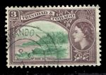 Тринидад и Тобаго 1956-9 гг. • Gb# 269 • 3 c. • Елизавета II осн. выпуск • залив Ирвин • Used F-VF