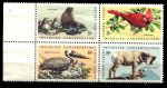 США 1972 г. • SC# 1467a • 8 c.(4) • Сохранение дикой природы • дикие животные • полн. серия(кв.блок) • MNH OG XF