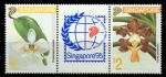 Сингапур 1993 г. • SC# 664-5a • $2(2) • Цветы орхидеи (3-й выпуск) • полн. серия • MNH OG VF ( кат.- $ 10 )