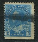 Канада 1911-1925 гг. • SC# 117 • 10 c. • Георг V • выпуск "Адмирал" • стандарт • Used F-VF ( кат.- $ 2,5 )