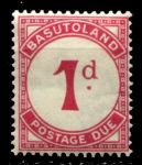 Басутоленд 1933-1952 гг. • Gb# D1 • 1 d. • обычная бумага • доплатный выпуск • MH OG VF ( кат.- £ 4,5 )
