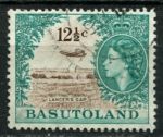 Басутоленд 1961-1963 гг. • Gb# 76 • 12½ c. • Елизавета II • основной выпуск • взлетающий самолёт • Used XF ( кат.- £ 17 )