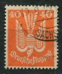 Германия 1922 г. • Mi# 211 • 40 pf. • лесной голубь • авиапочта • Used VF ( кат.- €32 )