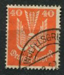 Германия 1922 г. • Mi# 211 • 40 pf. • лесной голубь • авиапочта • Used VF ( кат.- €32 )