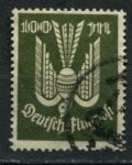 Германия 1923 г. • Mi# 266 • 100 M. • лесной голубь • авиапочта • Used VF ( кат.- €15 )