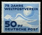 ГДР 1949 г. • Mi# 242 • 50 pf. • 75-летие Всемирного Почтового Союза(UPU) • MNH OG XF ( кат. - €14 )