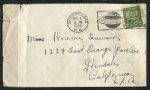 Канада 1929 г. • Георг V • конверт(с маркой Gb#276) прошедший почту • в США • F-VF