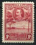 Сьерра-Леоне 1932 г. • Gb# 163 • 1 sh. • Георг V • основной выпуск • рисовая плантация • MNH OG VF ( кат. - £9 )