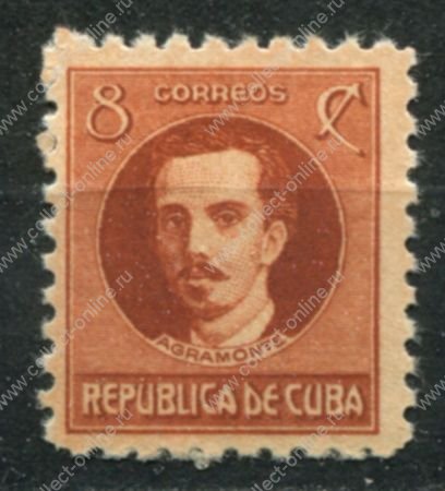 Куба 1917-1918 гг. • SC# 269 • 8 c. • Игнасио Аграмонте • стандарт • MNH OG VF ( кат. - $10+ )