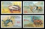 Гренадины Сент-Винсента 1977 г. • SC# 119-22 • 5 c. - $1.25 • Крабы • полн. серия • MNH OG XF