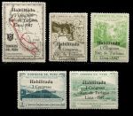 Перу 1947 г. • SC# 420-4 • 15 c. - 5 s. • 1-й национальный туристический конгресс • надпечатки • полн. серия • MLH OG VF