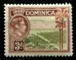 Доминика 1938-1947 гг. • Gb# 104 • 3 d. • Георг VI • основной выпуск • мост на реке • MH OG VF