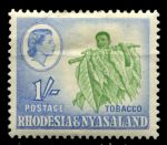 Родезия и Ньясаленд 1959-1962 гг. • Gb# 25 • 1 sh. • Елизавета II основной выпуск • сбор табака • MH OG VF