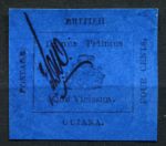 Британская Гвиана 1856 г. • Gb# 27 • 4 c. • "Синяя Гвиана" • редкость! • копия