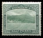 Доминика 1903-1907 гг. • Gb# 27 • ½ d. • вид столицы Розо с моря • MH OG VF ( кат.- £5 )