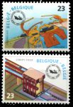 Бельгия 1985 г. • Mi# 2229-30 • 23 fr.(2) • Международный логистический конгресс • полн. серия • MNH OG XF ( кат.- € 2,6 )