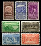 Боливия 1943 г. • SC# 290-6 • 15 c. - 3 b. • Горнодобывающая промышленность страны • полн. серия • MNH! OG VF ( кат. - $ 15 )