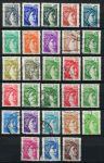 Франция 1977-1981 гг. • Марианна • лот 28 разных, старых марок (стандарт) • Used F-VF