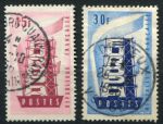 Франция 1956 г. • Mi# 1104-5 • 15 и 30 fr. • выпуск "Европа" • полн. серия • Used XF ( кат.- € 1,5 )