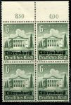 Люксембург • Немецкая оккупация 1941 г. • Mi# 36 (SC# NB4 ) • 6+4 pf. • Фонд зимней помощи (надпечатки на марках Германии) • благотворительный выпуск • кв. блок • MNH OG XF+