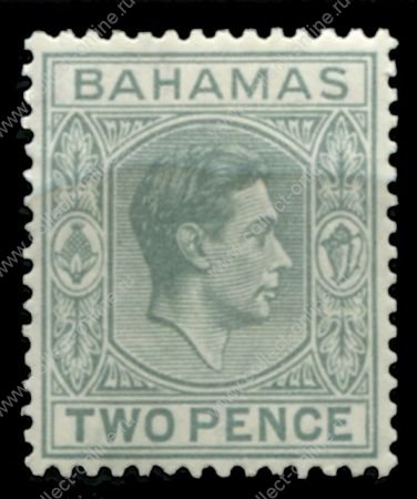 Багамы 1938-1952 гг. • Gb# 152 • 2 d. • король Георг VI • стандарт • MLH OG VF ( кат. - £19- )