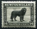 Ньюфаундленд 1932 г. • Gb# 216 • 14 c. • основной выпуск • собака ньюфаундленд • MH OG VF ( кат.- £ 5.5 )