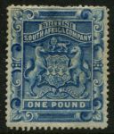 Родезия 1892-1893 гг. • Gb# 10 • £1 • герб колонии • MH OG F- ( кат.- £ 325 ) ®