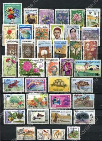 Тунис • XX век • набор 39 разных, старых марок • Used F-VF