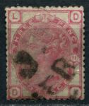 Великобритания 1873-1880 гг. • GB# 144 pl. 11 • 3 d. • королева Виктория • стандарт • Used F ( кат.- £80 )