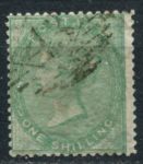 Великобритания 1855-1857 гг. • GB# 73 • 1 sh. • Королева Виктория • Used VF ( кат.- £310 )