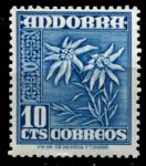 Андорра • Испанская зона 1951 г. • Mi# 54 • 10 c. • основной выпуск • полевые цветы • MNH OG XF ( кат.- € 1,5 )