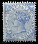 Гибралтар 1898 г. • Gb# 42 • 2½ d. • королева Виктория • стандарт • MH OG VF ( кат. - £40 )